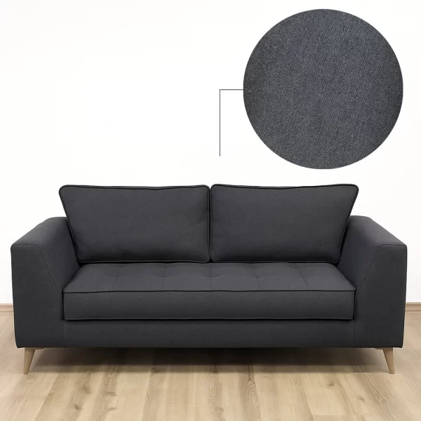 Sillón Chiara 1.60x90 - Pana Shot Negra
