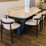 Juego de Comedor Mesa Extensible Atenas + 6 Sillas Sol