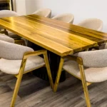 Juego de comedor Mesa 233 + 6 Sillas Acacia - Imagen 6
